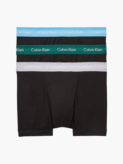 Calvin Klein Underwear HU762008 | Calvin Klein Cotton Stretch Férfi Alsónadrág Fekete / Kék